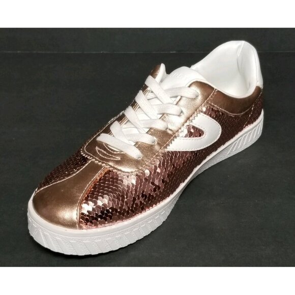 TRETORN CAMDEN SEQUIN WHITE / DARK PINK CHILD SIZE 5 NEW IN BOX LE-03 A-R - Picture 8 of 12